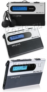 MP3-Flash плеер Creative MuVo Slim (fm) 256Mb размером с кредитную карту [официальная поставка CREATIVE]