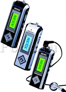MP3-Flash плеер Nexx NF-350 (fm) 256Mb [2 цвета на выбор]